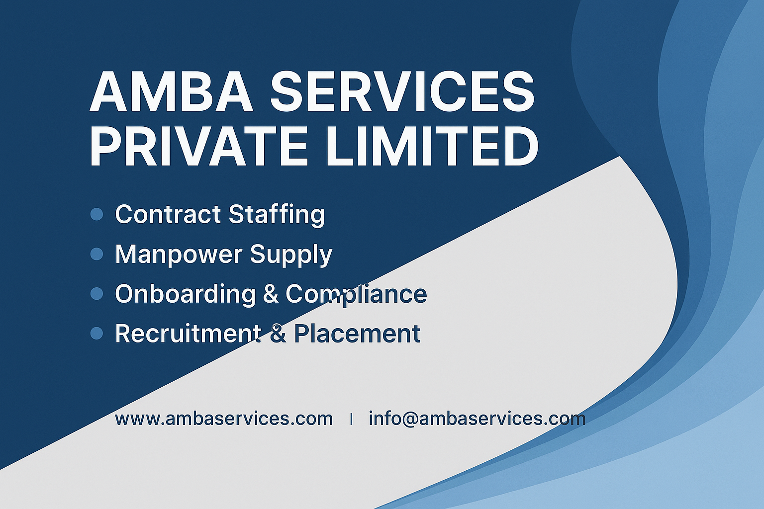 Welcome to amba Services Pvt. Ltd.
